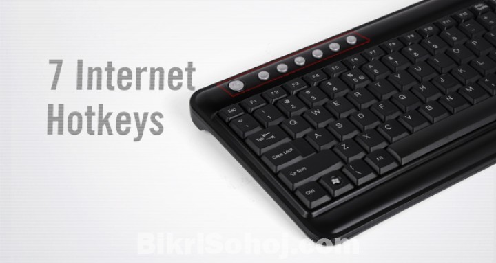 A4 Tech 3300N Wireless Keyboard With Padless Mouse